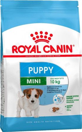 royal canin корм для щенков мини паппи 0,8кг мелких пород от 2-10мес
