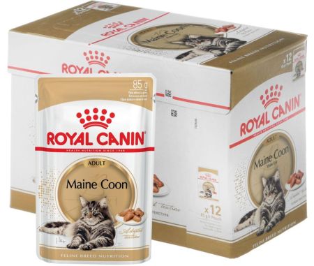 royal canin maine coon корм для кошек 85г соус 