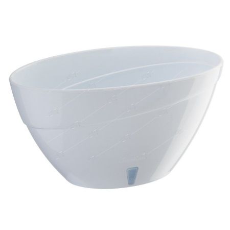 Santino Горшок (вазон) пластиковый Calipso, белый, 24*13,5*13см, 2л