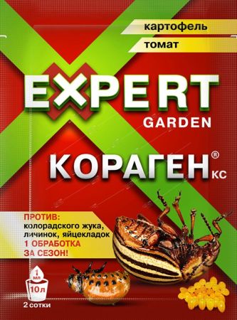 Средство от колорадского жука, листовертки и других вредителей  КОРАГЕН картофель, томат 1мл (120) Expert Garden