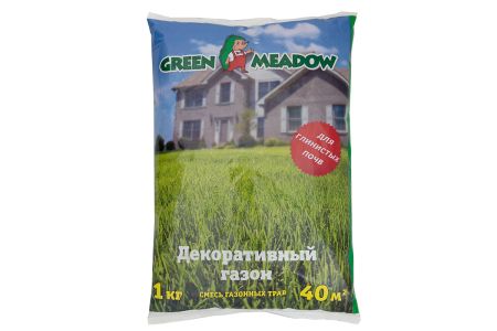 Газон для Глинистых мест, семена Зелёный ковер Мягкая упаковка 0,5кг