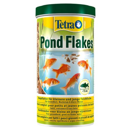 корм для рыб pond flakes хлопья 1л tetra