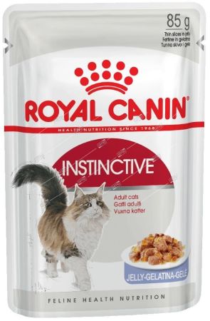 royal canin корм для кошек инстинктив в желе от 1-7лет 85г пауч
