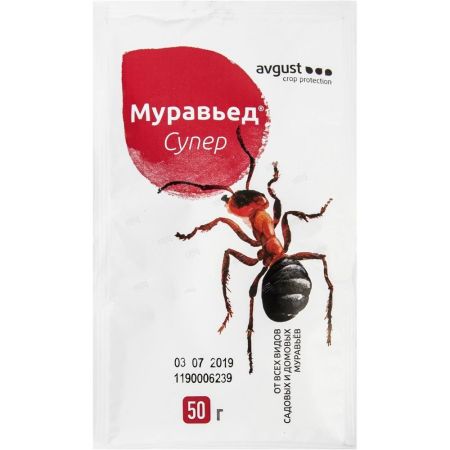 Средство от муравьев МУРАВЬЕД Супер, Август 50гр