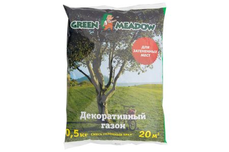 Газон Дкоративный для затененных мест семена, Зеленый ковер Мягкая упаковка 0,5кг