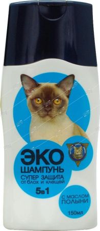 шампунь для кошек от блох эко барсик 150 мл