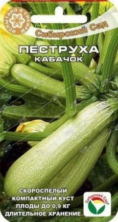 Кабачок Пеструха, семена Сибирский сад 5шт