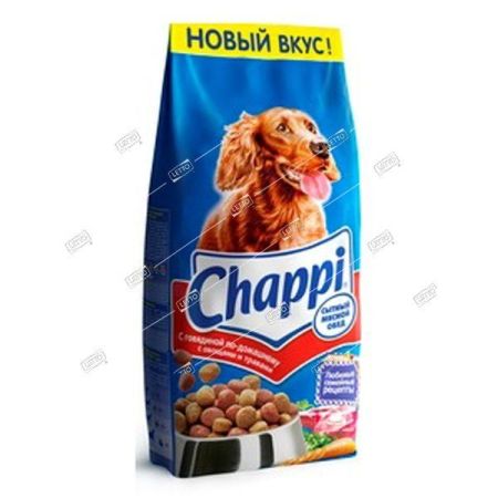chappi корм для собак с говядиной по-домашнему с овощи,травы 2,5кг 