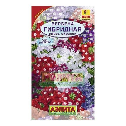 Вербена Гибридная смесь, семена Аэлита 0,1г