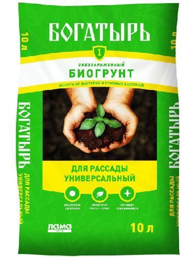 Грунт для Рассады Универсальный Богатырь, Лама Торф 10л (5) [200] 