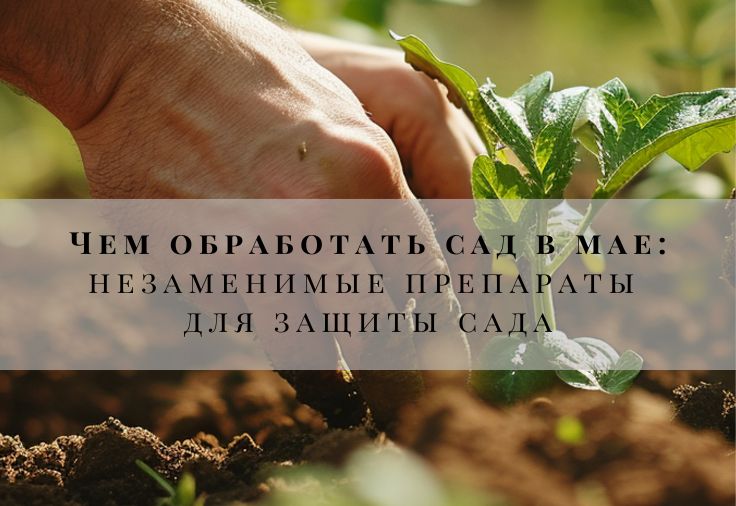 Чем обработать сад в мае