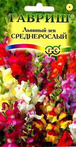 Львиный зев среднерослый смесь, семена Гавриш 0,1г