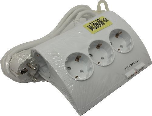 Удлинитель сетевой СТАРТ S 5x1-ZDV 2USB с заземлением 11548