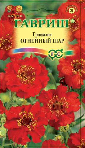 Гравилат Огненный шар, семена Гавриш 0,05г