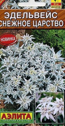 Эдельвейс Снежное царство, семена Аэлита 0,02г