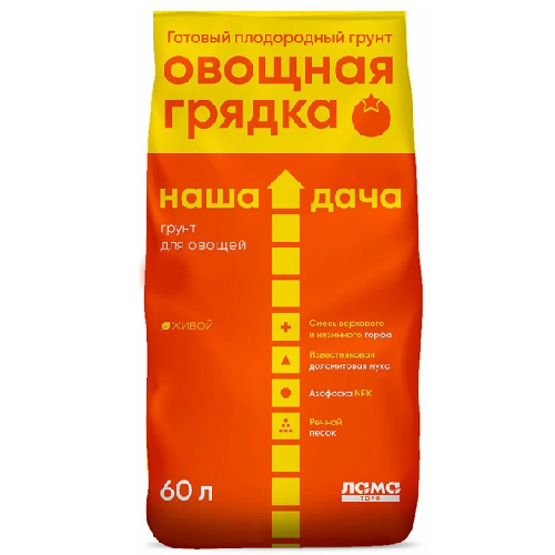 Грунт Овощная грядка Наша Дача, Лама Торф 60л [45] 