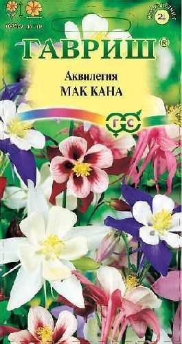 Аквилегия Мак Кана смесь, семена Гавриш 0,05г