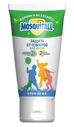 Крем от комаров для детей Нежная защита 40мл Москитол 