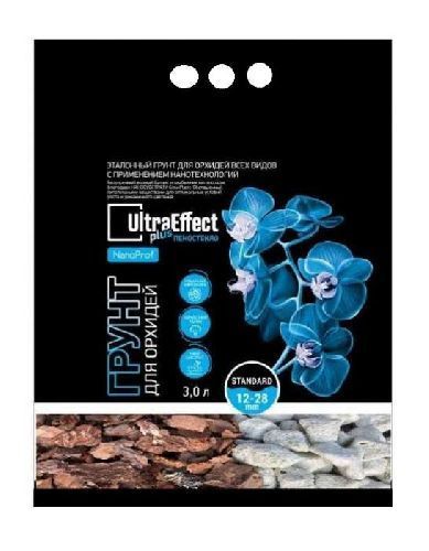 Грунт для Орхидей UltraEffect + пеностекло Стандарт 12-28мм 3л (10)