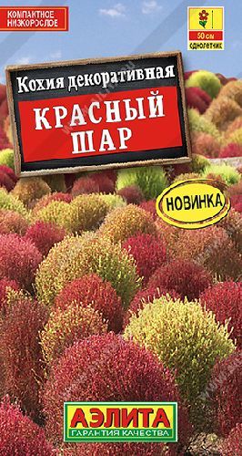 Кохия Красный шар, семена Аэлита 0,1г