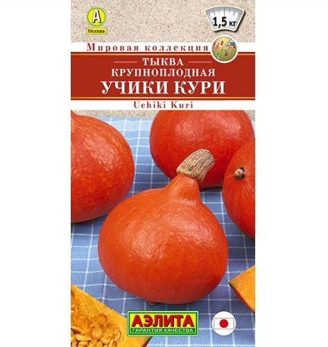 Тыква Учики кури, семена Аэлита Мировая коллекция 1г