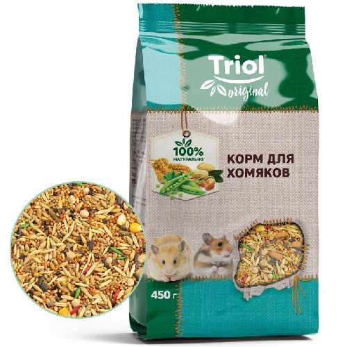 Корм для хомяков, 450г, Triol Original