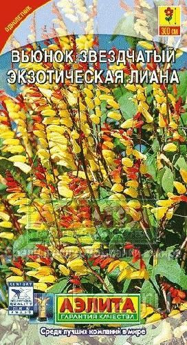 Вьюнок звездчатый Экзотическая лиана, семена Аэлита 0,4г