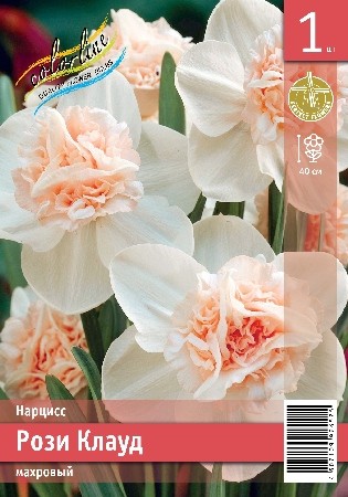 Нарцисс Рози Клауд Narcissus Rosy Cloud 12/14 3шт, капер, Колорлайн 
