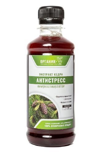Удобрение Антистресс Экстракт Кедра 0,25л, Органик+