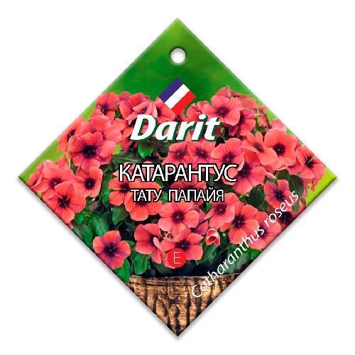 Катарантус Тату Папайя, семена Дарит 7шт (500)