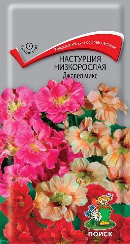Настурция Джевел Микс, семена Поиск 2г