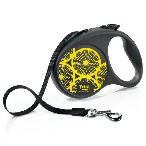 Поводок-рулетка для собак Flexi Joy Lemon M 5м до 25кг лента