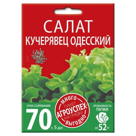 Салат полукочанный Кучерявец Одесский, семена Агроуспех Много-Выгодно 3г (200)