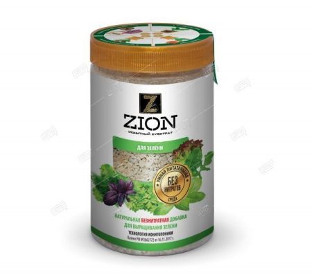 Цион ZION ионитный субстрат для выращивания зелени (зеленых культур) полимерный контейнер 700 г. G000002
