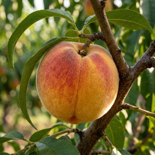 Персик обыкновенный в ассортименте полуштамб Prunus persica in varieta 10л (И)