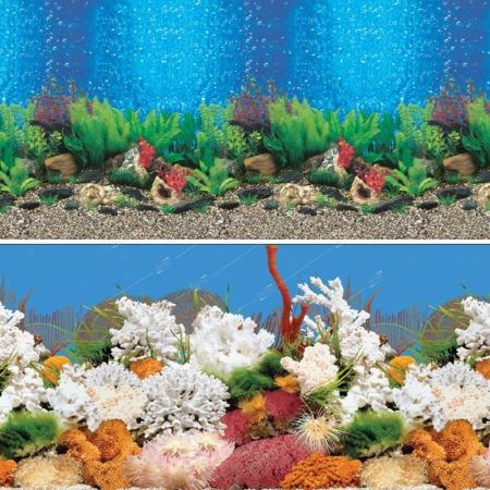 фон для аквариума голубые гавайи/белый коралл, 9019/9029, 0,5*15м, laguna