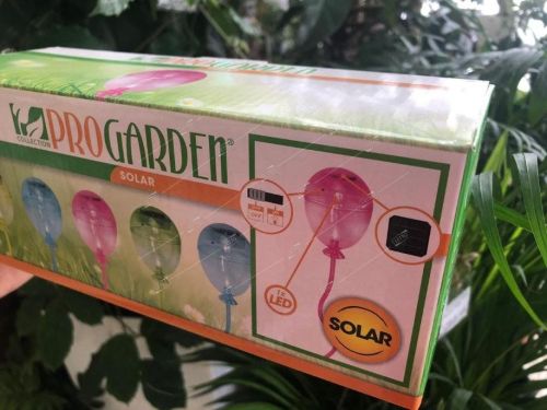 Садовый светильник "Воздушные шары", набор2шт, солнечн/аккум батарея DT4250100 d11.5  см Купман
