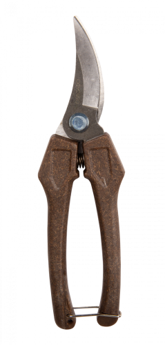 Секатор плоскостной 190 мм, D15 мм, кокосовые рукоятки OBRIGADO 2462