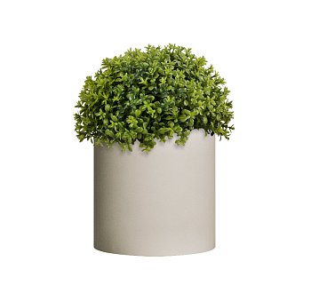 Кашпо файберстоун ТЮБ Мини ДЮНА, 30*30см, 21л, CONCRETIKA 