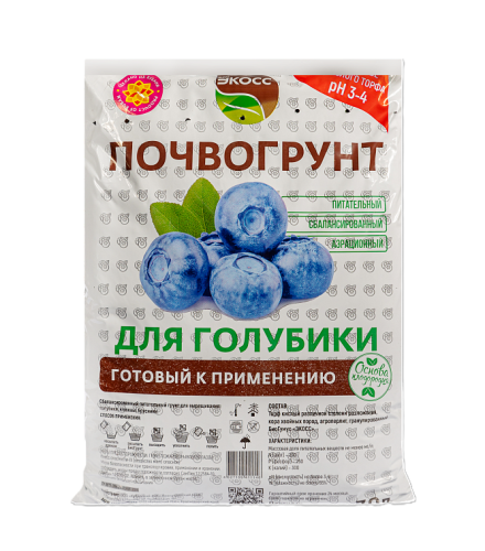 Биогрунт ЭКОСС Для голубики 25л
