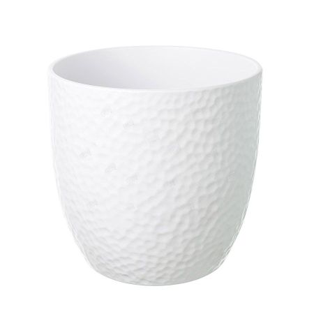 Кашпо керамическое Бостон D19 белый 0049/ 0019/0847 Soendgen Keramik