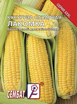 Кукуруза Ранняя лакомка 121, семена Интерсемя XXXL 20г
