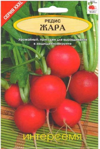 Редис Жара, семена Интерсемя XXXL 10г