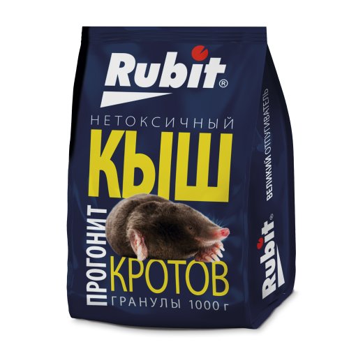 Средство от кротов репеллент КЫШ гранулы 1кг (10) Рубит