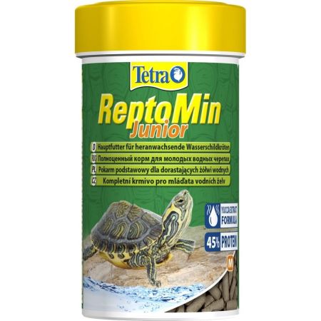 корм для черепах reptomin палочки 100мл