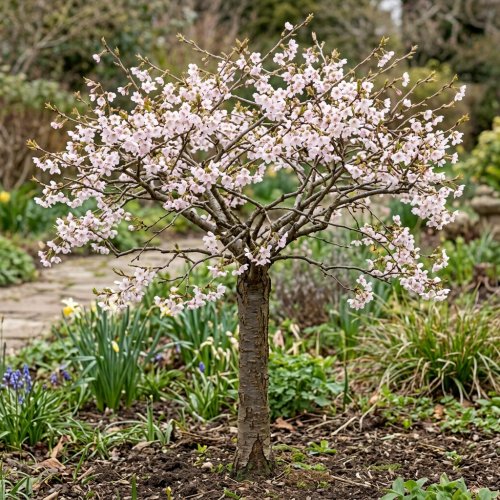 Вишня Фудзи (Сакура) 1/2 ШТАМБ 6/8 с15 160/180 Prunus incisa Kojo-no-mai 1/2 Fusto (И)