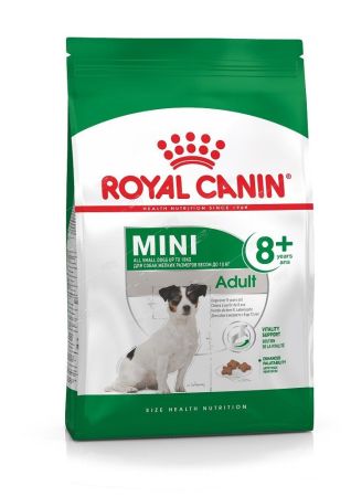 royal canin корм для собак мини эдалт мелких пород от 8+лет 2кг 