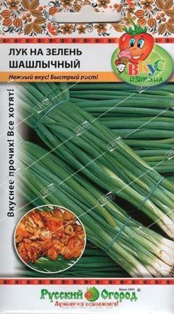 Лук на зелень Шашлычный, семена Русский огород Вкуснятина 2г
