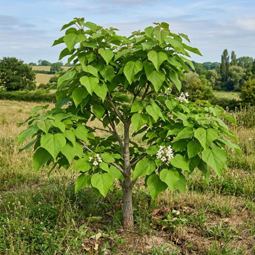 Катальпа бигнониевидная Catalpa bignonioides с2 100/120