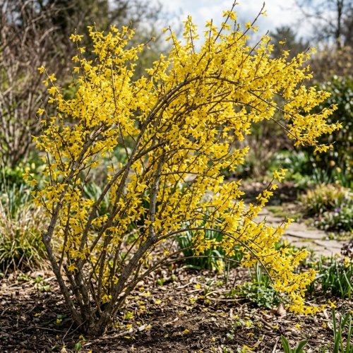 Форзиция промежуточная Forsythia intermedia с3 30/80